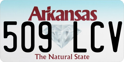 AR license plate 509LCV