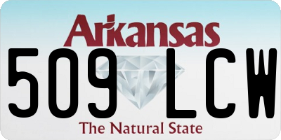 AR license plate 509LCW