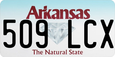 AR license plate 509LCX