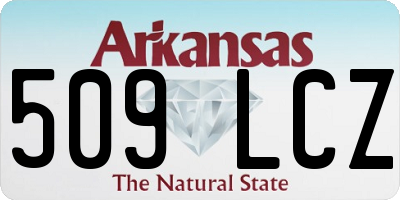 AR license plate 509LCZ