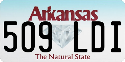 AR license plate 509LDI