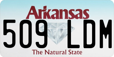 AR license plate 509LDM