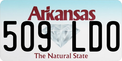 AR license plate 509LDO