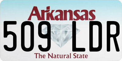 AR license plate 509LDR