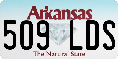 AR license plate 509LDS