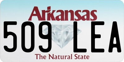 AR license plate 509LEA