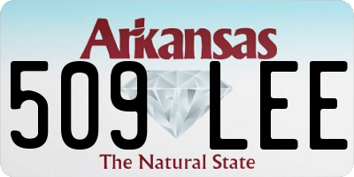 AR license plate 509LEE