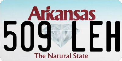 AR license plate 509LEH