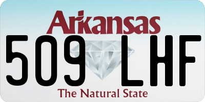 AR license plate 509LHF