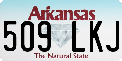 AR license plate 509LKJ