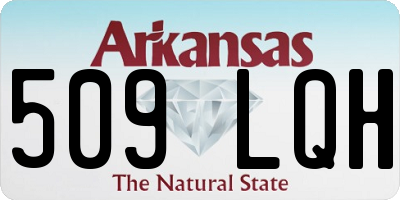 AR license plate 509LQH