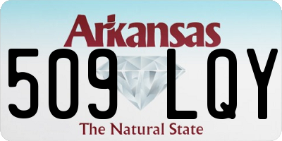 AR license plate 509LQY