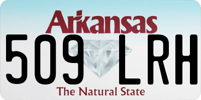 AR license plate 509LRH