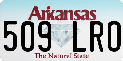 AR license plate 509LRO