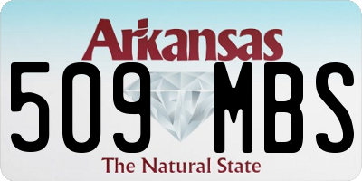 AR license plate 509MBS