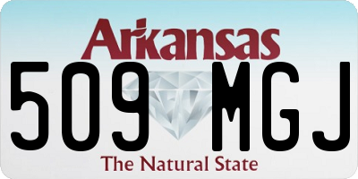 AR license plate 509MGJ