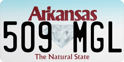 AR license plate 509MGL