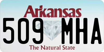 AR license plate 509MHA