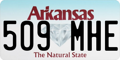 AR license plate 509MHE