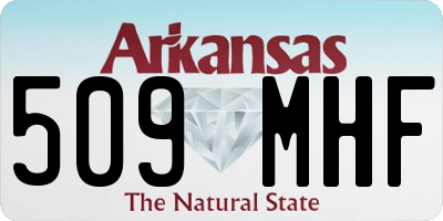 AR license plate 509MHF