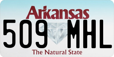 AR license plate 509MHL