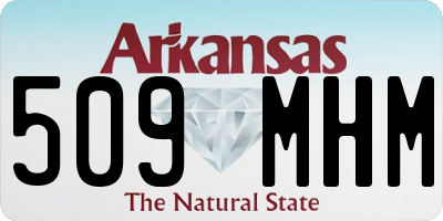 AR license plate 509MHM