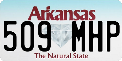 AR license plate 509MHP