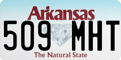 AR license plate 509MHT