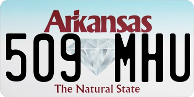 AR license plate 509MHU