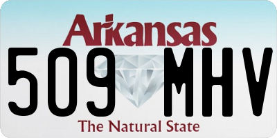 AR license plate 509MHV