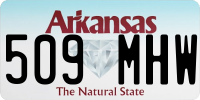 AR license plate 509MHW