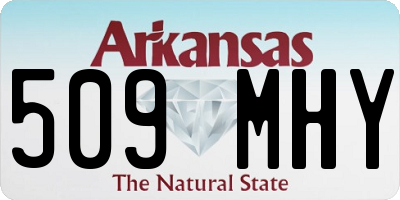 AR license plate 509MHY