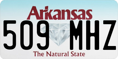 AR license plate 509MHZ