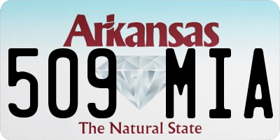 AR license plate 509MIA
