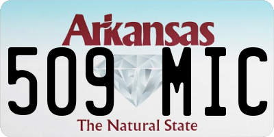 AR license plate 509MIC