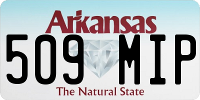 AR license plate 509MIP