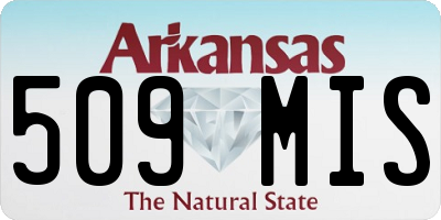 AR license plate 509MIS