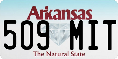 AR license plate 509MIT