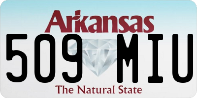 AR license plate 509MIU