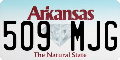 AR license plate 509MJG