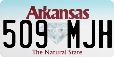AR license plate 509MJH