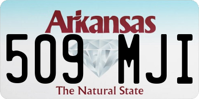 AR license plate 509MJI