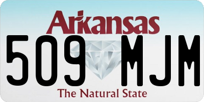 AR license plate 509MJM