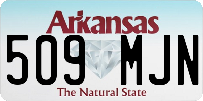 AR license plate 509MJN