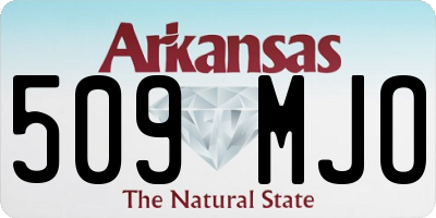 AR license plate 509MJO