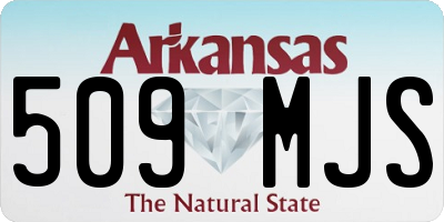 AR license plate 509MJS