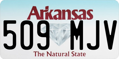 AR license plate 509MJV