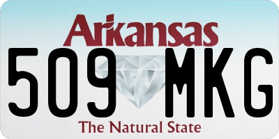 AR license plate 509MKG