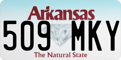 AR license plate 509MKY
