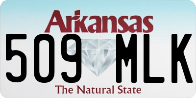 AR license plate 509MLK
